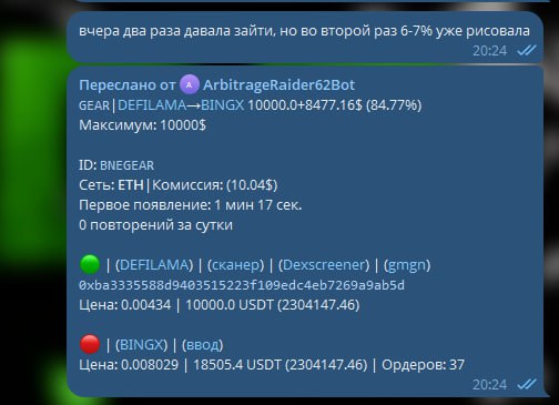 GEAR кейс — реализация сделки